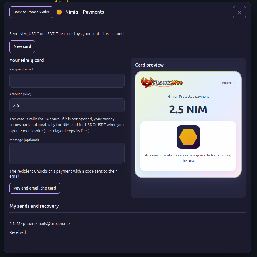 PhoenixWire screenshot 1